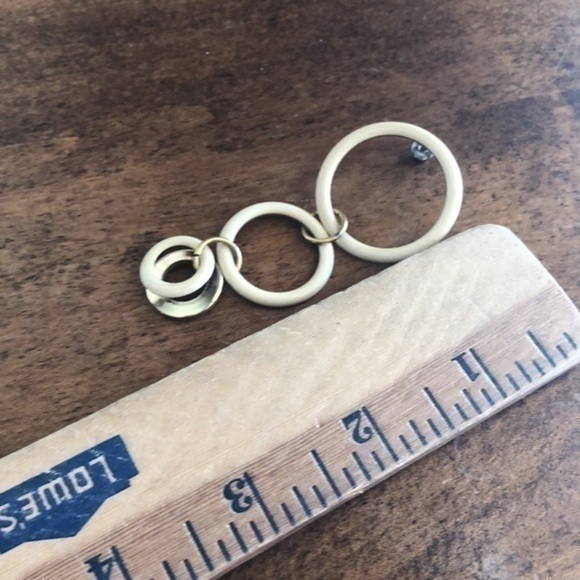 Vintage  Pierced Earrings - Picture 3 of 4